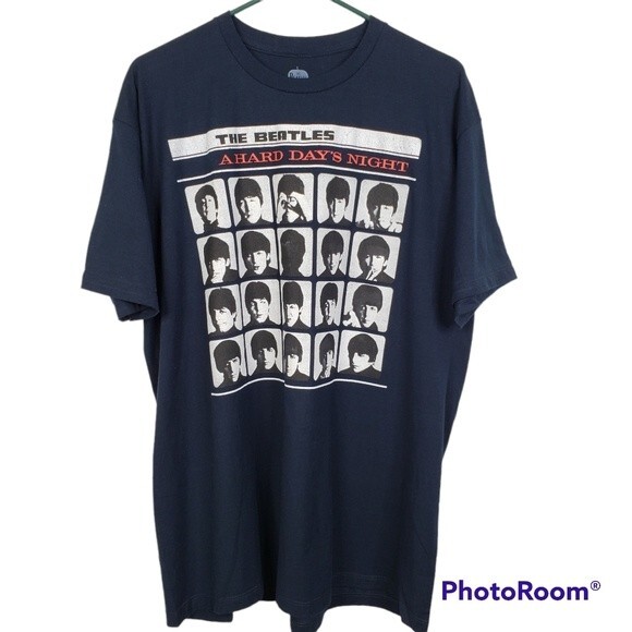 The Beatles Mens Hard Days Night Graphic Tee Size XL - Picture 1 of 4